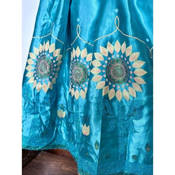 Disney Store Girls 7-10 Anna Dress from Frozen Fever - Picture 8 of 8